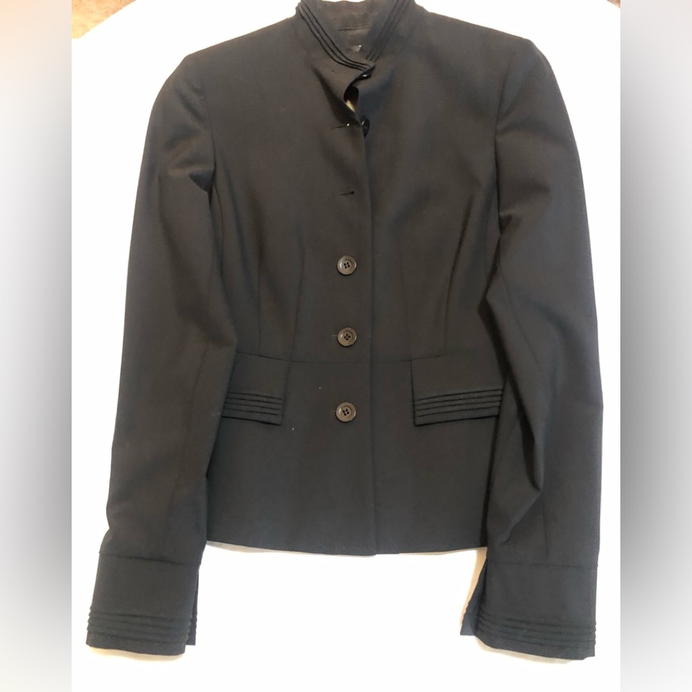 Teenflo ( Judith & Charles) black wool blend suite jacket - size 2